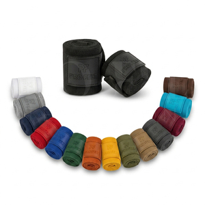 2026 New Latest Design Plain <b>Blank</b> Solid Plain Color Nylon Material Strength Training Fitness Apparel Powerlifting Wrist Wraps - Product Image 1