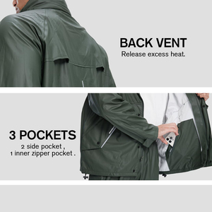 Service OEM – Survêtements décontractés imperméables unisexe pour l'extérieur, taille personnalisée, logo, style tendance, matériau durable, idéaux pour la pluie de printemps - Product Image 2