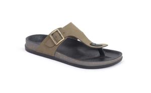 Men’s Casual Buckle Slide <b>Sandals</b>, Open Toe Comfort Slippers, Adjustable Strap with Textured Rubber Sole for Everyday Wear - Product Image 5