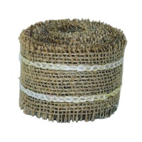 Ruban en jute personnalisé écologique, imprimé en relief, doré, marque Latifi, moderne, doux, fait main, personnalisations de cadeaux, promotionnel