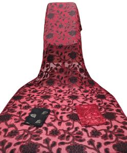 Ropa Kanga de Lujo Faransawi, Ecológica, de Algodón y Elastano, Vestido Dirac de 3 Piezas para Mujer, Mangas Largas, Encaje, Cinta, Estampado Floral - Product Image 2