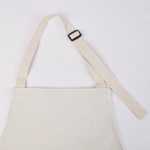 Tabliers de cuisine et de jardin en lin pour adultes, personnalisables par sublimation, de haute qualité, vierges, à la mode, avec poches - Product Image 2