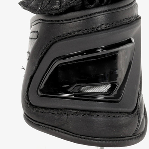 Leather Racing Gloves Full <b>Finger</b> Adjustable Wrist <b>Strap</b> Non Slip For Riding Motocross Male Universal Season - Product Image 3