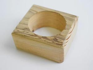 Juego de Anillos y Porta Servilletas de Madera Natural Lisa, Porta Servilletas Redondos de Madera, Decoración Rústica para Mesa, Venta al Por Mayor - Product Image 2