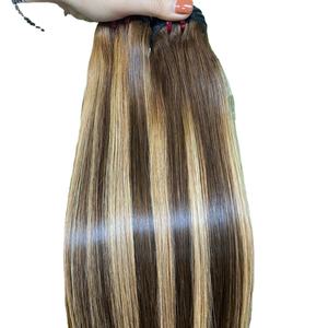 Tissage de gros cheveux G, fabrication au Vietnam, paquets de cheveux humains, pas d'enchevêtrement, pas de perte, pas de brillance - Product Image 5