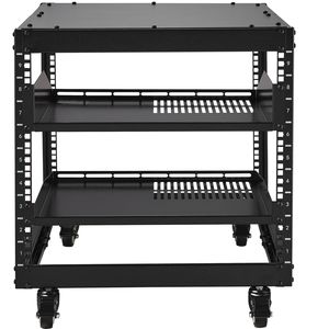 Rack Server Open Frame 9U, Profondità Regolabile 23FT-40FT, Montaggio a Parete o Autoportante, Rack di Rete a 360 Gradi C - Product Image 4