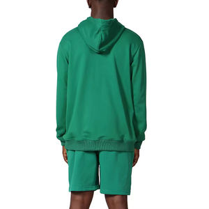 Custom Lightweight Sportswear Set for <b>Men</b> Cotton Hoodie Shorts Custom Logo Windproof New Arrival <b>Men's</b> Hoodie and Short Sets - Product Image 2