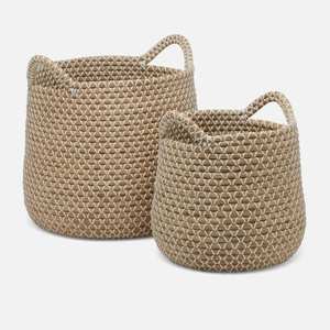 Panier rustique multifonction en jonc de mer tressé, éco-responsable, le plus vendu – Solution de rangement durable pour la maison moderne et la buanderie - Product Image 4
