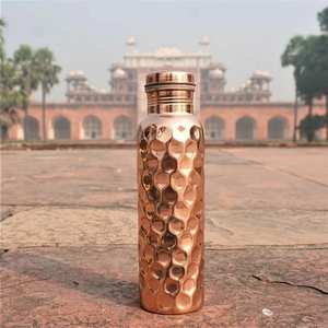 Copper bottle for export gift <b>sets</b> premium drinkware for international gifting <b>hampers</b> and festive packaging - Product Image 2
