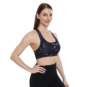 Sujetador Deportivo de Alto Soporte para Mujer, para Yoga y Gimnasio, con Logotipo Frontal, Diseño Personalizado, Impresión por Sublimación, Secado Rápido y Transpirable - Product Image 4