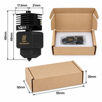 Kit Nozzle Hotend Printer 3D High Flow, Rakitan Nozzle Full Metal 0.2 0.4 0.6 0.8 mm, Upgrade Pencetakan Kecepatan Tinggi