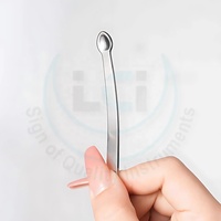 Cuillère à shilajit en acier inoxydable avec crochet, mini cuillère à shilajit, spatules métalliques, cuillère à shilajit avec crochet, cuillère suspendue par Life Care Instruments