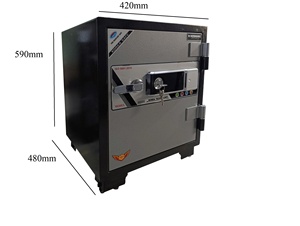 The premium HOSHANG HS-65E safe features a high-security electronic <b>lock</b> and was the best-selling model of 2026. - Product Image 3