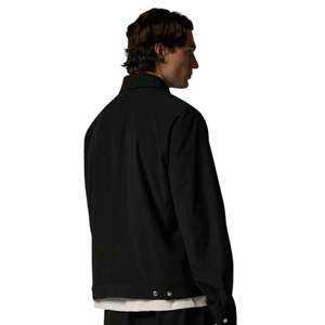 Veste technique zippée pour homme en noir avec un design moderne, tissu de haute qualité, détail de fermeture éclair élégant et coupe confortable - Product Image 6
