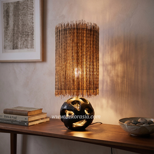 Lampe de table console Orsen, éclairage décoratif, lampe d'appoint élégante et moderne pour la décoration intérieure de la maison - Product Image 6