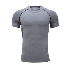 Camiseta Deportiva para Hombre, Corte Ajustado, Transpirable, de Secado Rápido, Antiarrugas, con Logotipo Frontal - Product Image 2