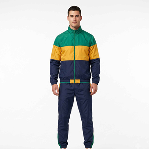 Unisex Customizable Quick Dry <b>Nylon</b> 2 Piece Tracksuit Hooded Zip up Windbreaker Jacket <b>Pants</b> Color - Product Image 1