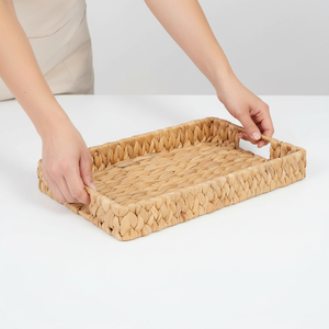 Eco Friendly Handmade Water Hyacinth <b>Basket</b> Storage Organizer for Home Use <b>Laundry</b> <b>Basket</b> for Clothes Toys Durable Home Decor - Product Image 3