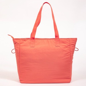 Pale Orange Pleated <b>Tote</b> Bag Soft Handbag Lightweight Shoulder Bag Casual Bag - Product Image 3