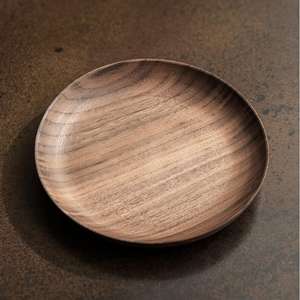 Plato de Madera para Servir Aperitivos y Postres, Vajilla Minimalista, Plato para Servir Té, Decoración Rústica para Cocina - Product Image 5