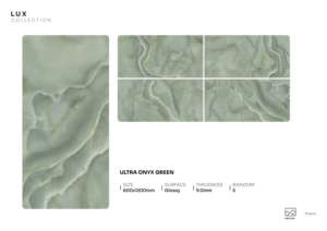 Panel de Porcelana Brillante Vanguard Luminate de 600x1200 mm, 60x120 cm, 24x48 Pulgadas, Superficie Arquitectónica Premium - Product Image 2