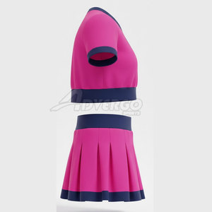 Youth And Adult Cheerleading Outfit With Top <b>Skirt</b> And Shorts Lightweight Comfortable Fit For Training And Events - Product Image 4
