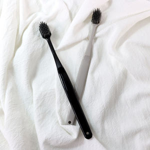 Brosse à dents de voyage jetable avec poils souples en polypropylène et manche en paille, matériau Dupont, taille adulte - Product Image 6