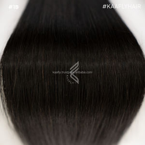 Extensiones de Cabello Virgen Europeo de la Más Alta Calidad, Punta Plana Premium, Trama Única, Teñidas, Resistentes a la Caída, para Salones - Product Image 3