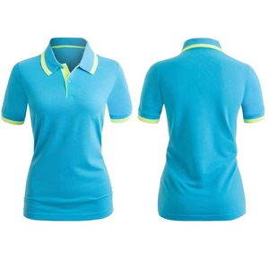 เสื้อโปโลผู้หญิงคุณภาพสูง 100% ผ้าฝ้าย ทนทาน แห้งเร็ว รับสกรีนโลโก้ เสื้อโปโลลำลองสำหรับผู้หญิง - Product Image 1