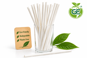 Pailles à café et bâtonnets mélangeurs biodégradables en PLA de qualité alimentaire, personnalisables, minimalistes, 200 mm, pour boissons froides écologiques - Product Image 2