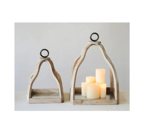 Portavelas de Madera Hechos a Mano Personalizados, Portavelas de Primera Calidad para Bodas y Navidad, Decoración Rústica para el Hogar, Portavelas de Mesa - Product Image 1