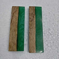 Manche de couteau personnalisé en bois et résine de qualité supérieure, manche de couteau de cuisine fait main avec taille et design personnalisés
