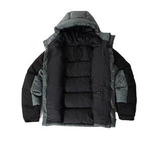 Blouson d'hiver matelassé à capuche pour homme OEM, col montant, séchage rapide, extérieur polyester/coton, rembourrage en coton, style urbain, pour l'extérieur - Product Image 2