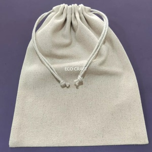 Bolsa Personalizable 100% Algodón, Color Natural, Ecológica, Reciclable, Embalaje Cosmético Sostenible para Champú y Crema para Ojos - Product Image 6