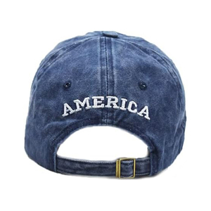 Gorra de Béisbol de Mezclilla Bordada con la Bandera de EE. UU., Unisex, Ajustable, de 6 Paneles, Estilo Casual de Algodón para Adultos - Product Image 2