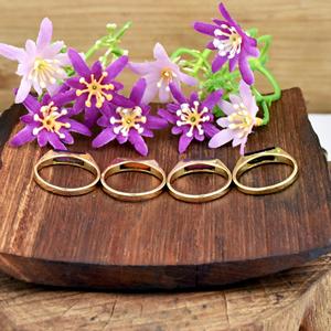Natural Ruby Gemstone <b>Ring</b> 18k Gold Vermeil Rectangle Cabochon <b>Signet</b> <b>Ring</b> Minimalist Unisex Statement Fine Jewelry <b>For</b> <b>Women</b> - Product Image 5