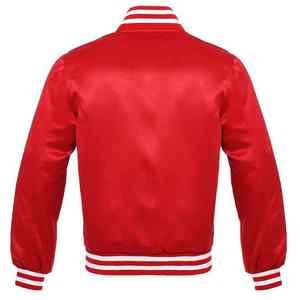 <b>Men</b> Athletic Sports Football Satin <b>Jackets</b> Custom Design Full Sleeve <b>Baseball</b> Bomber Varsity <b>Jackets</b> - Product Image 1