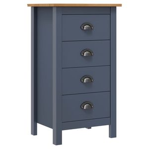 18.1 in legno di pino massiccio grigio collina "x 13.8" x 31.5 "credenza - Product Image 1