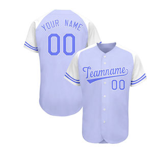 Maillot de baseball personnalisé pour homme, chemise boutonnée, uniforme sportif, nom et numéro brodés, grandes tailles pour femme et jeune, tenue de softball - Product Image 2