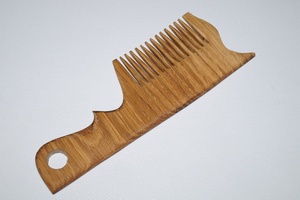 Handmade Wooden Comb Wide Tooth With Aerodynamic handling Hair Detangler Anti Static <b>Beard</b> Comb Salon Beauty <b>Care</b> Accessory - Product Image 2