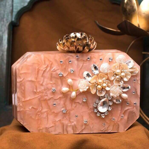 Promotion : Sac de soirée pour femme fait main avec motif floral et strass, vente en gros par MULTI CRAFT - Product Image 3