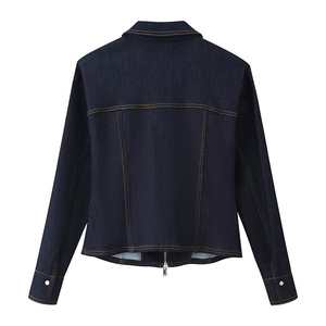 New Fashion <b>Woolen</b> Covered Button Eco-Friendly Breathable Winter Jacket Retro Collar Long Sleeve Casual Unisex <b>Top</b> - Product Image 2