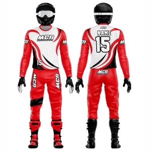 MCG Unisex Full Sleeve Motocross Racing Suit Digital Print 220g Quick Dry Breathable <b>Plus</b> <b>Size</b> % Polyester Adult ATV Road - Product Image 1
