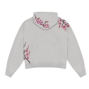 High Quality Lightweight Polyester/Cotton Fleece Digital Printed Breathable Autumn Eco-Friendly Oversized Zipper-Up Hoodie <b>Men</b> - Product Image 2