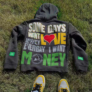 ชุดเซ็ตแทรคสูทสองชิ้นแบบสตรีทแวร์ผ้าฝ้าย 100% ทรงโอเวอร์ไซส์ หนานุ่ม สไตล์ดิสเทรส แอซิดวอช พร้อมปักลายปะติดแบบแอพพลิเคชั่น รับผลิตตามแบบ OEM - Product Image 3