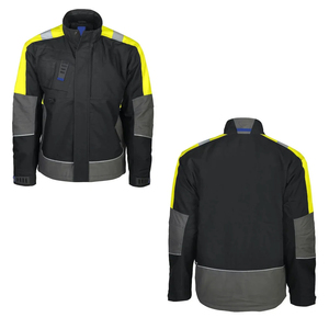 Hi Vis <b>Waterproof</b> Reflective Breathable 100% Polyester Safety <b>Work</b> Jacket for Fire Protection High Demanding Lightweight - Product Image 2