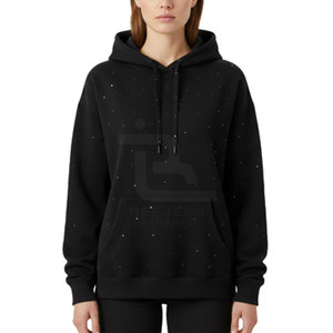 Sweat-shirts à strass pour femmes, design personnalisé 2026, basiques, respirants, prix raisonnable, collection hiver - Product Image 2