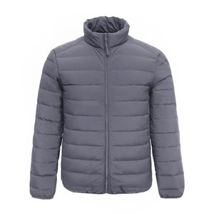 Men's High Quality Puffer <b>Jacket</b> <b>Winter</b> Formal Style Stand Patchwork Hooded Zipper Closure Windproof OEM Custom for Sleek Warmth - Product Image 5