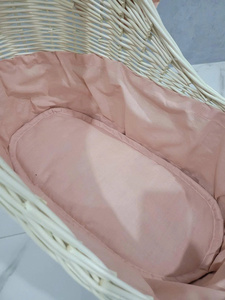 Eco-friendly Wicker Baby Carriage Doll <b>Stroller</b> Wicker Doll Pram Handmade From Vietnam - Product Image 3