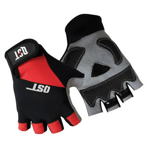 Guantes de ciclismo profesionales de medio dedo Protección de Palma Logotipo personalizado Guantes de equitación de alta calidad específicos para deportes impermeables - Product Image 4